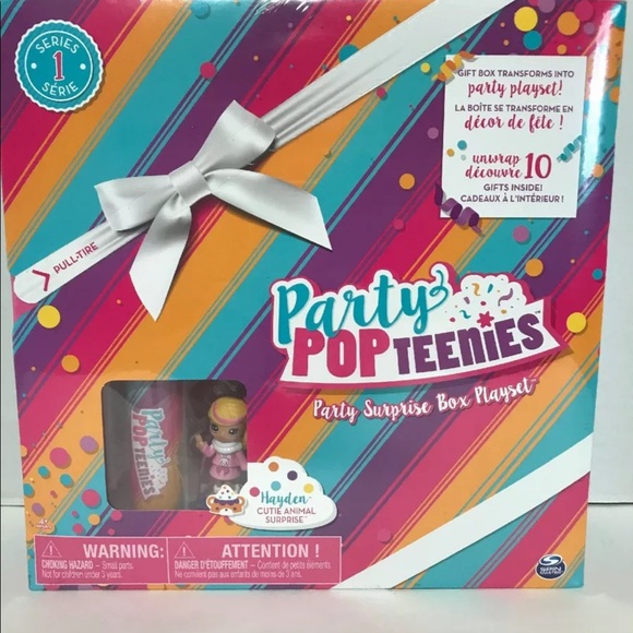 Party Pop Teenies Party Surprise Hayden Cutie Animal Surprise Series 1 - Picture 2 of 12